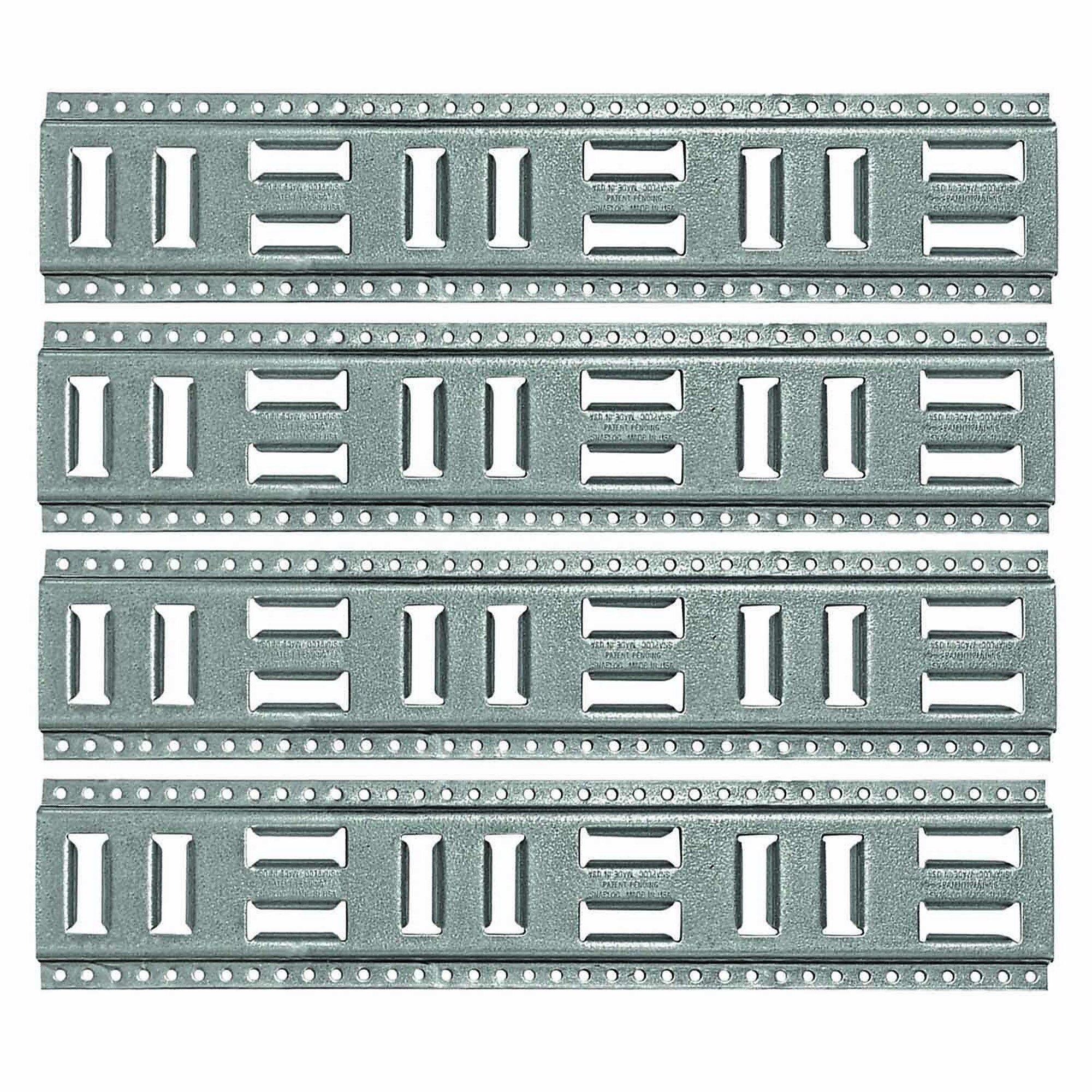 Snap-Loc Cargo Control Fast-Track E-Track System - 24in., 4-Pack, 1000-Lb. Working Load, Galvanized Steel, Model# SLAET24G4